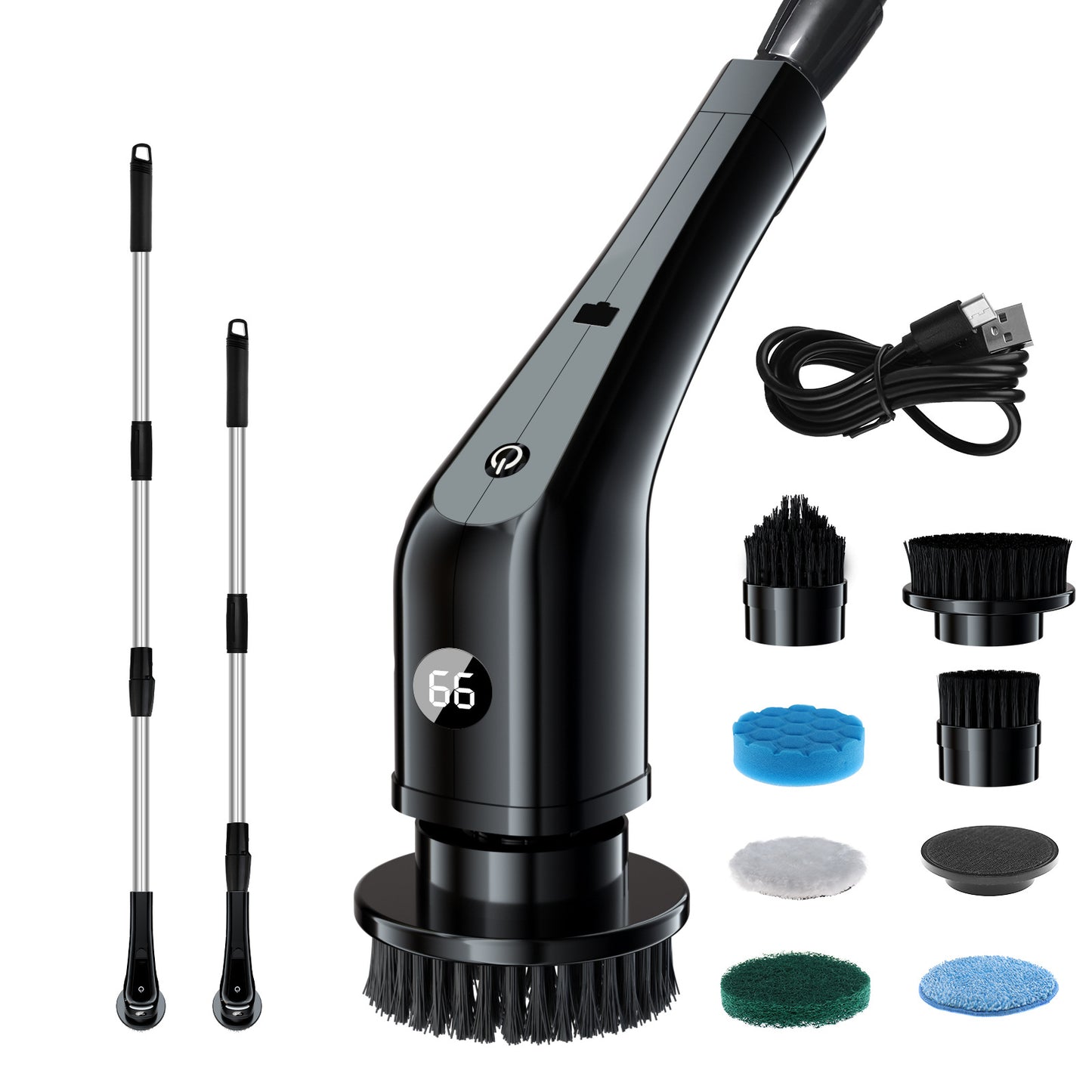 7-in-1 Cordless Electric Scrubber for Bathroom Cleaning
Powerful Electric