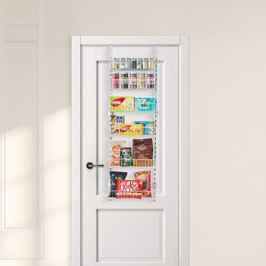 6-Tier Over-The-Door Pantry Organizer Rack